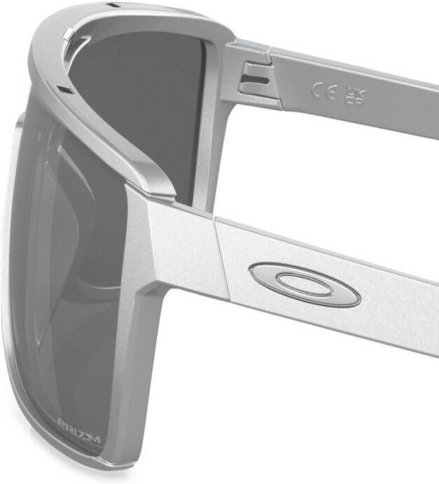 Oakley Castel zonnebril met vierkant montuur Zilver