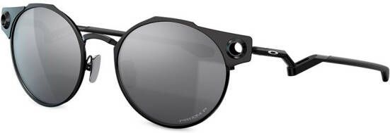 Oakley Deadbolt zonnebril met rond montuur Zwart