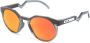 Oakley HSTN zonnebril met rond montuur Grijs - Thumbnail 2