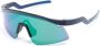 Oakley Hydra zonnebril met oversized montuur Blauw - Thumbnail 2