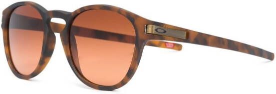 Oakley Latch zonnebril met rond montuur Bruin
