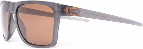 Oakley Leffingwell zonnebril met rechthoekig montuur Grijs