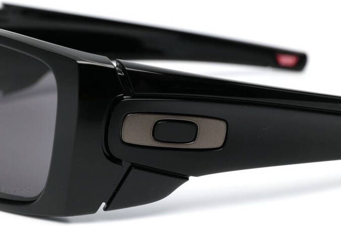 Oakley Zonnebril met logoplakkaat Zwart
