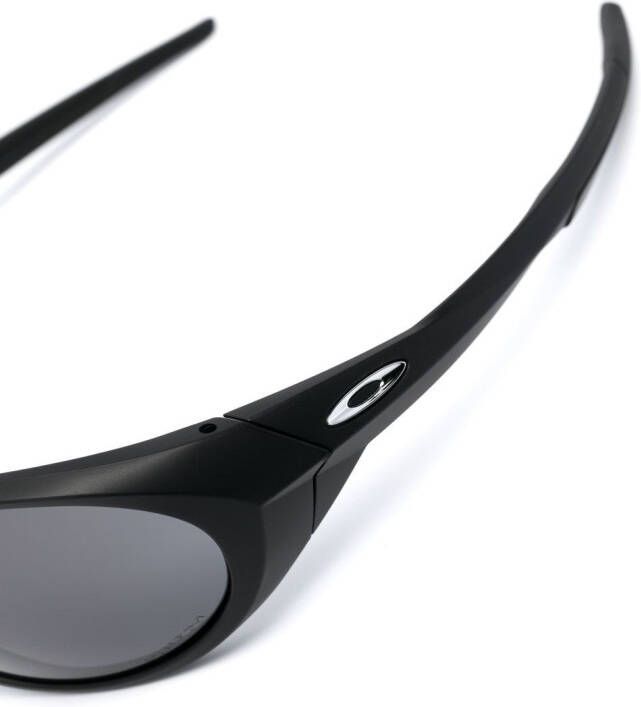 Oakley Zonnebril met ovaal montuur Zwart