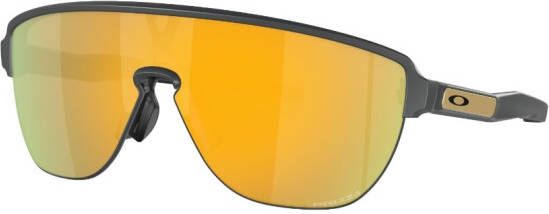 Oakley Zonnebril met oversized montuur Zwart