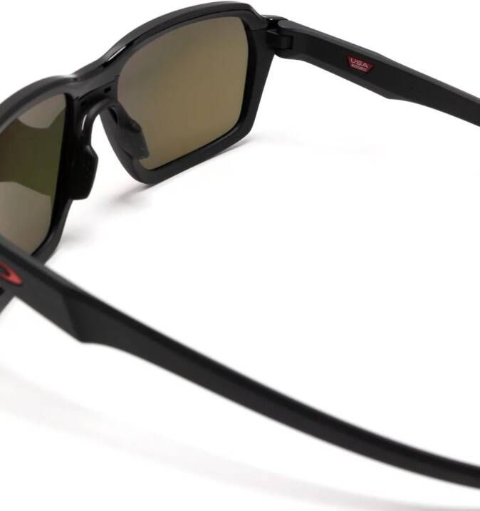 Oakley Parlay zonnebril met spiegelglazen Zwart