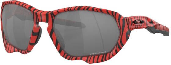 Oakley Plazma zonnebril met rond montuur Rood