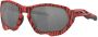 Oakley Plazma zonnebril met rond montuur Rood - Thumbnail 2