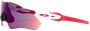 Oakley Radar EV Path zonnebril met oversized montuur Rood - Thumbnail 1