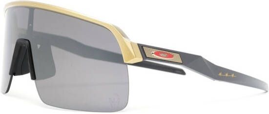 Oakley Zonnebril met masker montuur Zwart