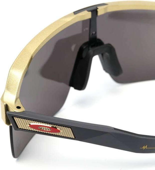 Oakley Zonnebril met masker montuur Zwart