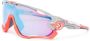 Oakley Zonnebril met gewelfde glazen Oranje - Thumbnail 2
