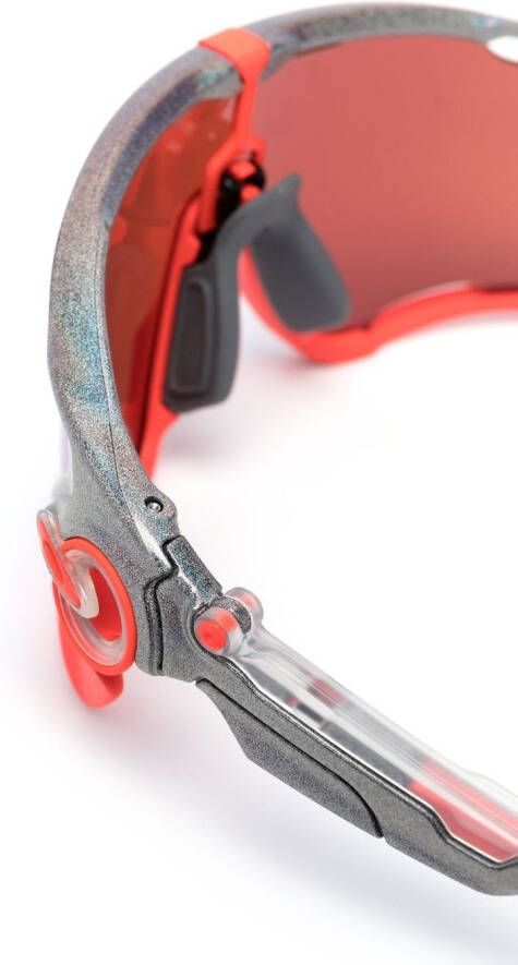 Oakley Zonnebril met gewelfde glazen Oranje