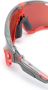 Oakley Zonnebril met gewelfde glazen Oranje - Thumbnail 3