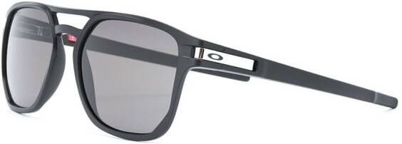 Oakley Zonnebril met oversized montuur Zwart