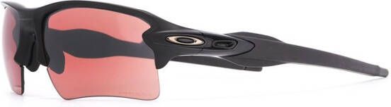Oakley Zonnebril met rechthoekig montuur Zwart