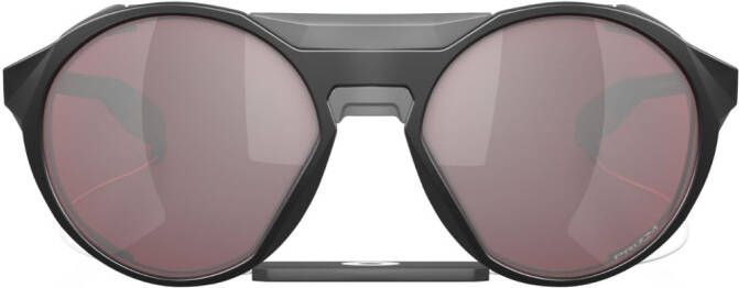 Oakley Zonnebril met rond montuur Zwart