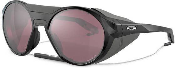Oakley Zonnebril met rond montuur Zwart