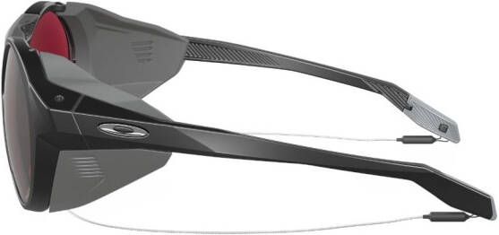 Oakley Zonnebril met rond montuur Zwart
