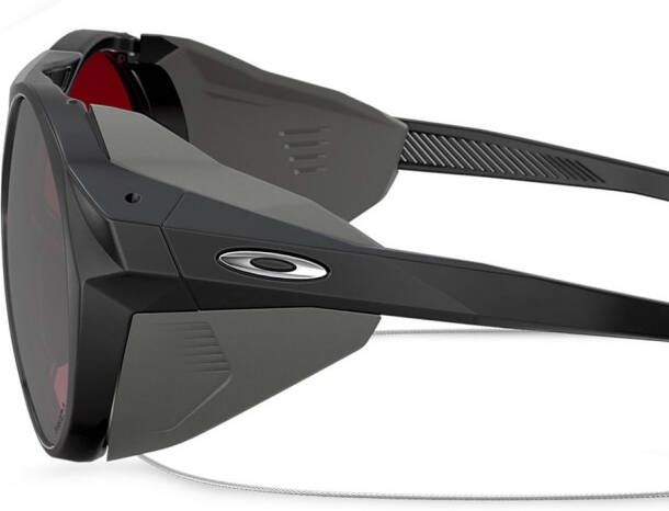 Oakley Zonnebril met rond montuur Zwart