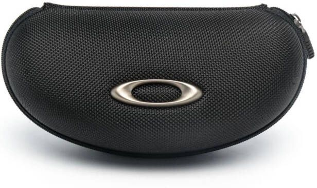 Oakley Zonnebril met spiegelende glazen Zwart
