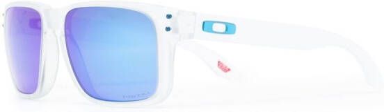Oakley Zonnebril met vierkant montuur Beige