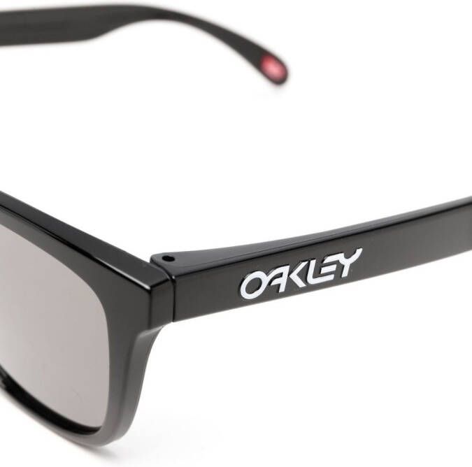 Oakley Zonnebril met vierkant montuur Zwart