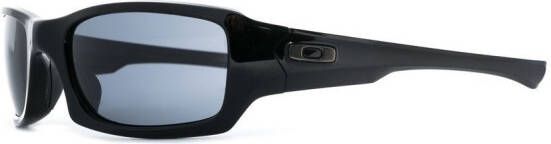 Oakley Zonnebril met vierkant montuur Zwart