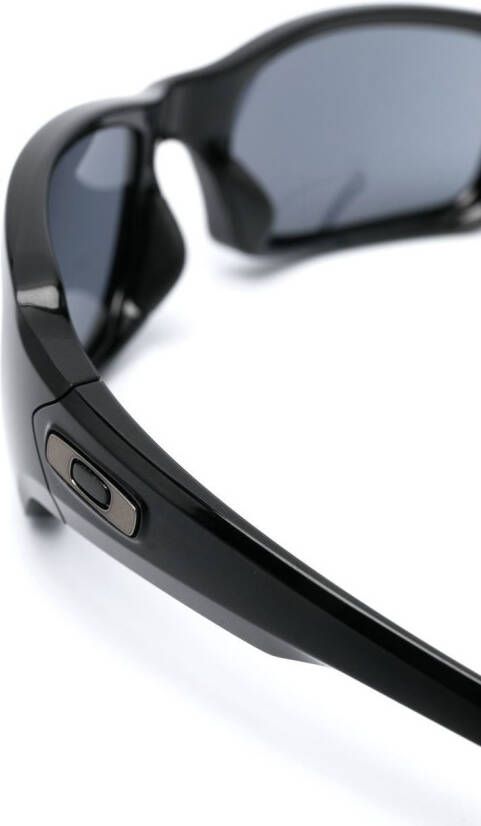 Oakley Zonnebril met vierkant montuur Zwart