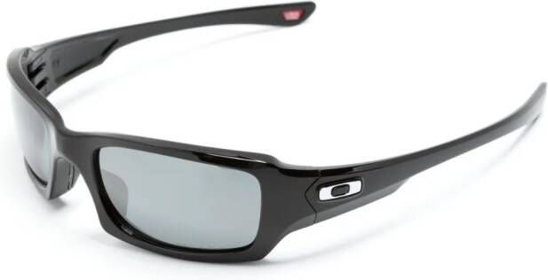 Oakley Zonnebril met vierkant montuur Zwart