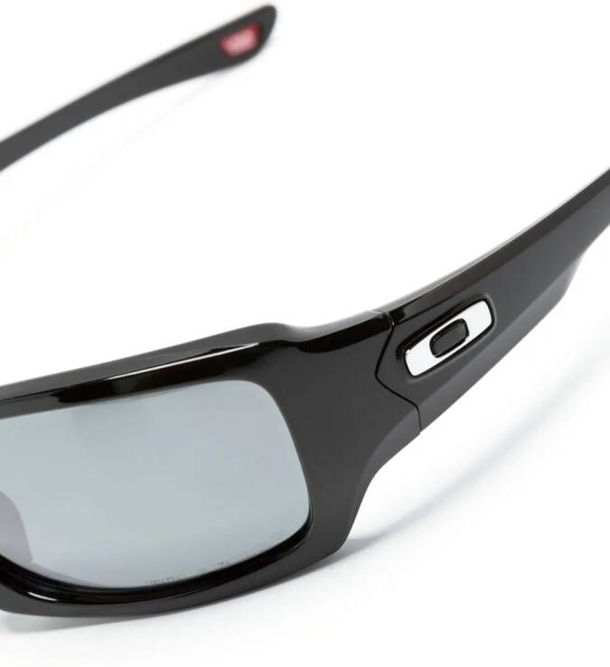 Oakley Zonnebril met vierkant montuur Zwart