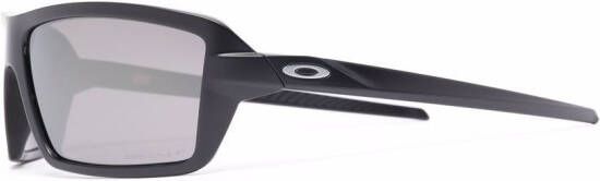Oakley Zonnebril met vierkant montuur Zwart