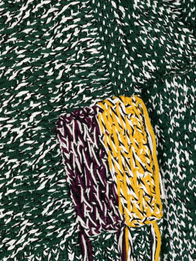 OAMC Sjaal met patch-detail Groen