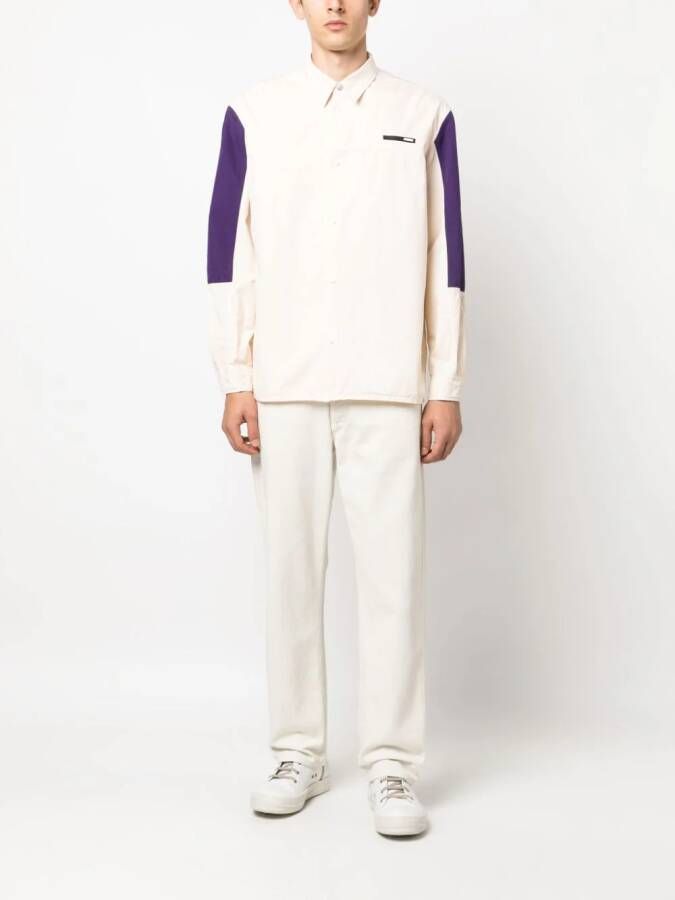 OAMC Blouse met logopatch Beige