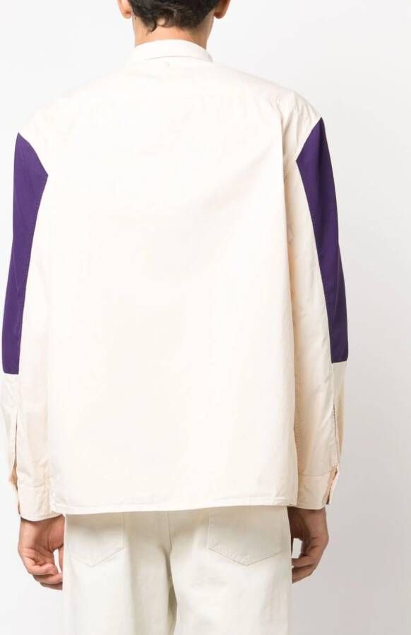 OAMC Blouse met logopatch Beige