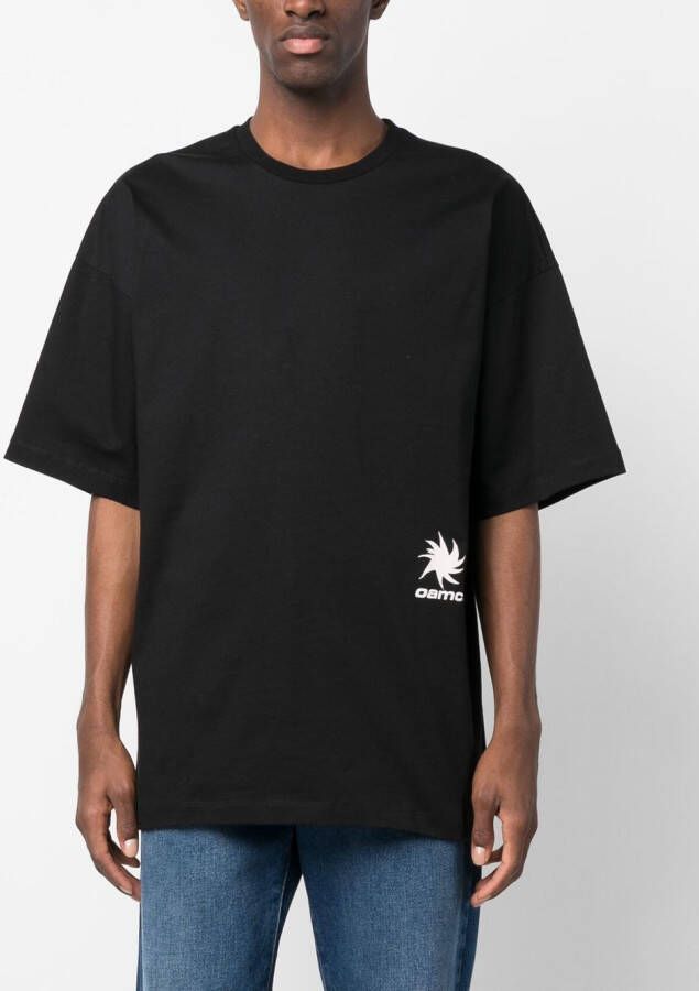 OAMC T-shirt met fotoprint Zwart