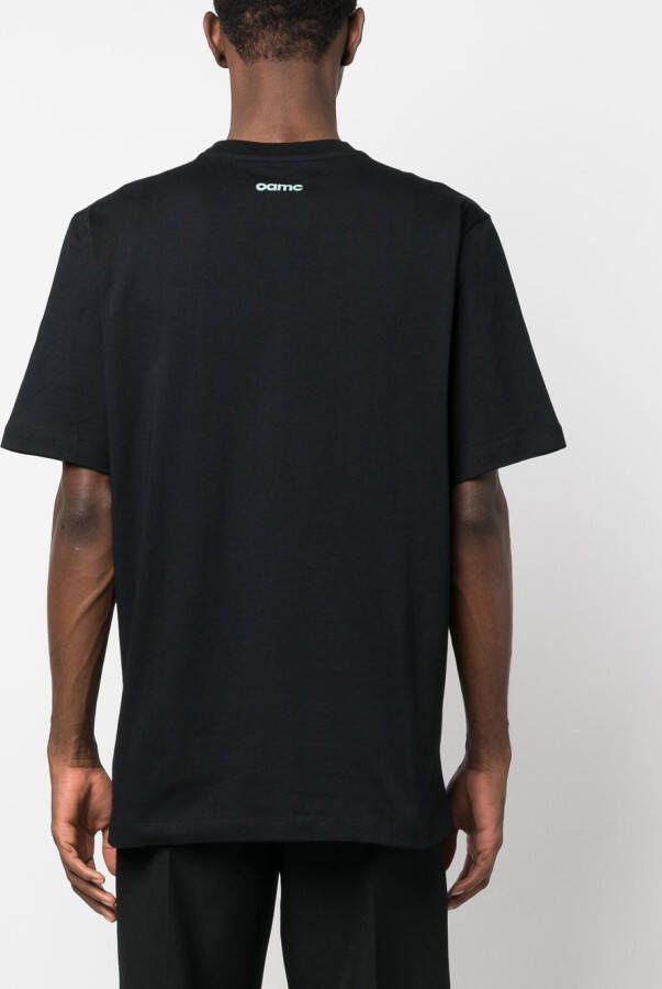 OAMC T-shirt met print Zwart