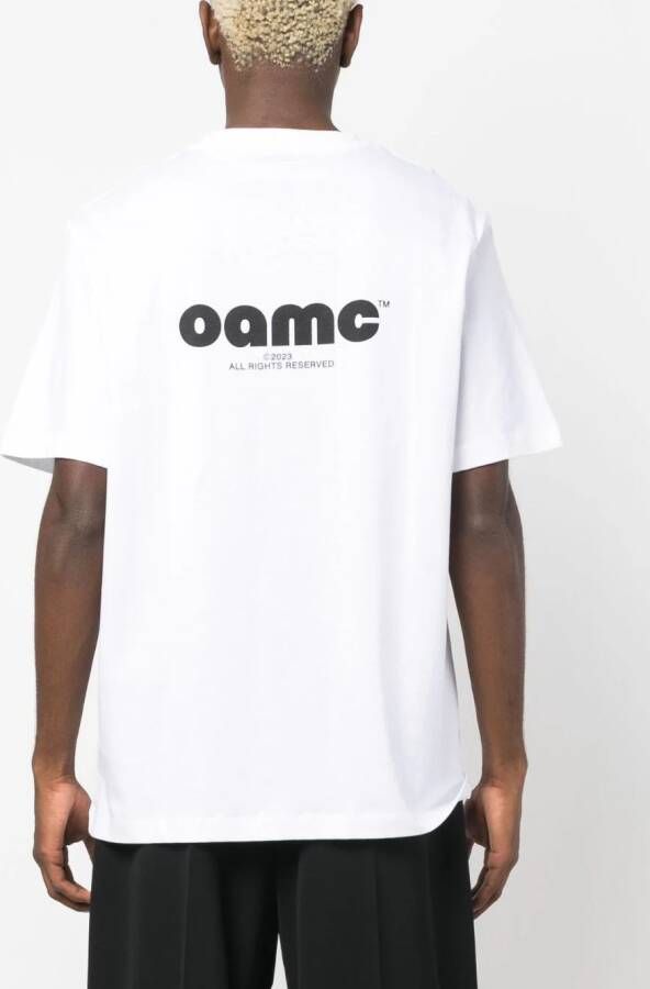 OAMC T-shirt met print Wit