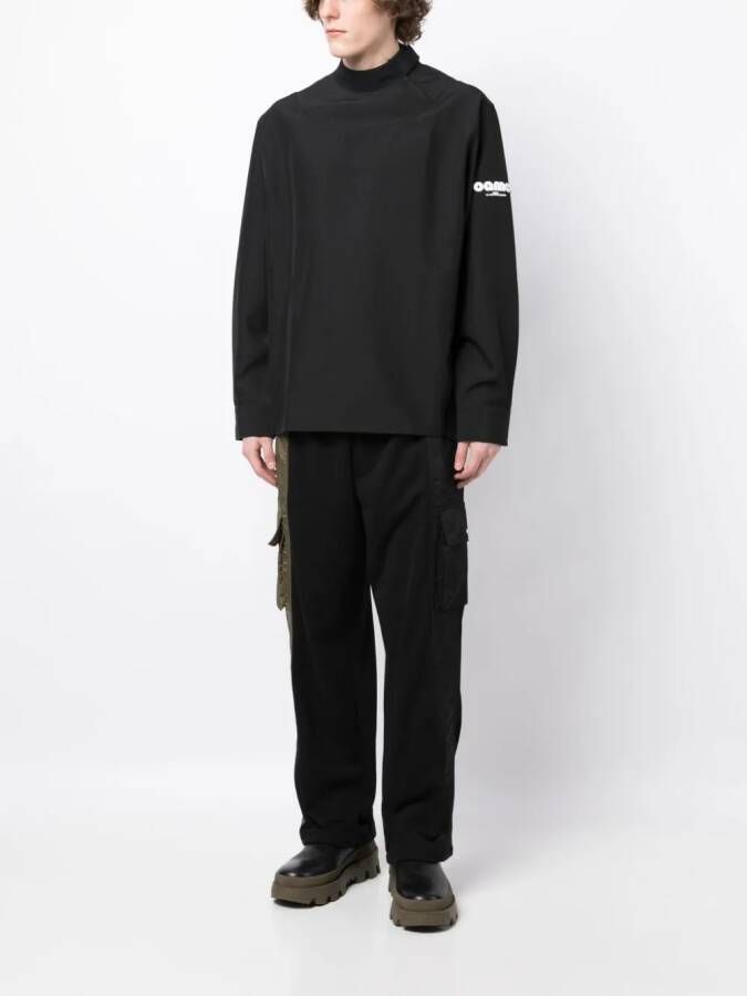 OAMC Overhemd met logoprint Zwart