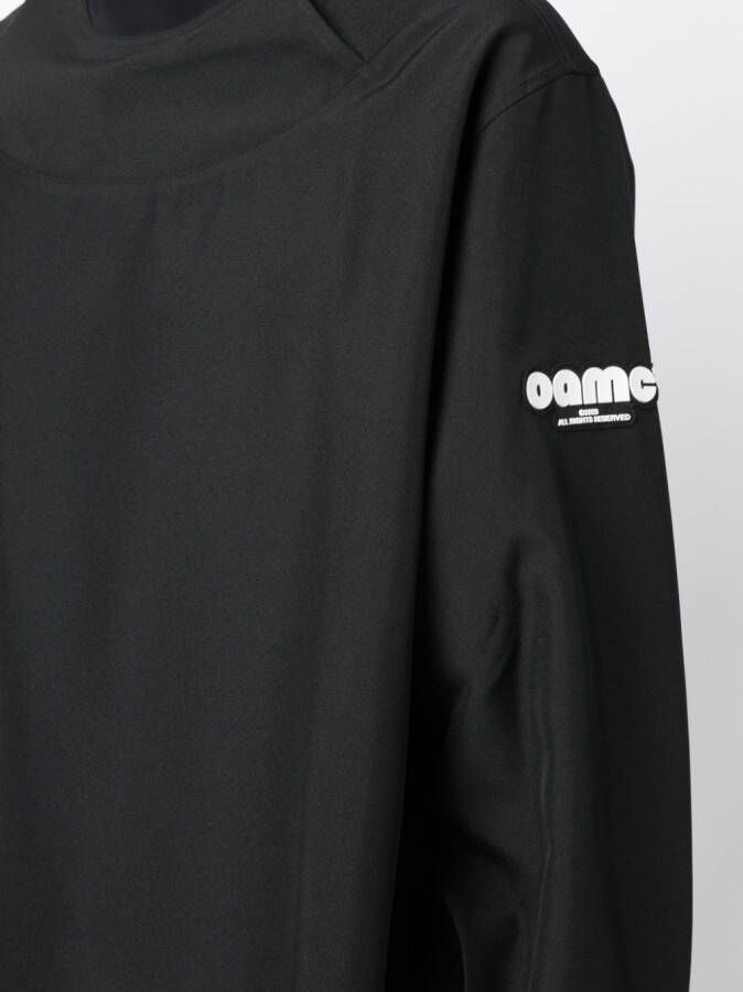 OAMC Overhemd met logoprint Zwart