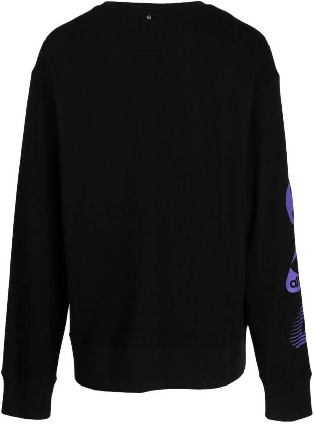 OAMC Sweater met print Zwart
