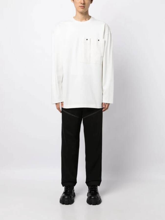 OAMC Sweater met logopatch Wit