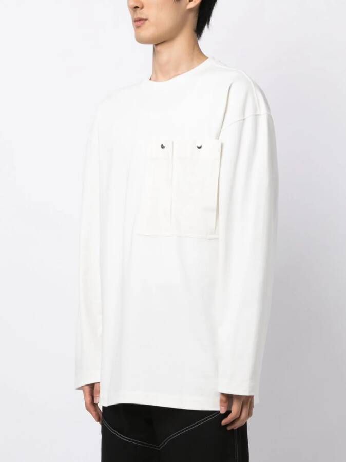 OAMC Sweater met logopatch Wit