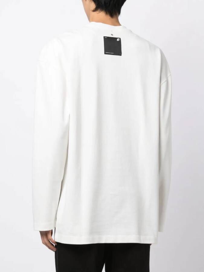 OAMC Sweater met logopatch Wit