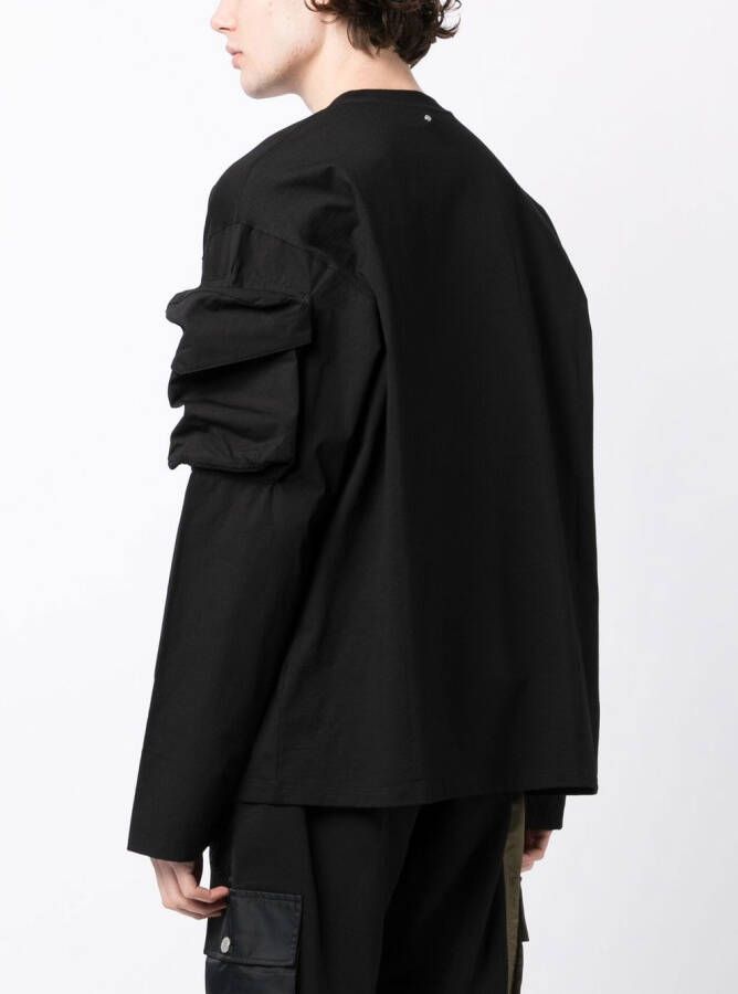OAMC T-shirt met zakdetail Zwart