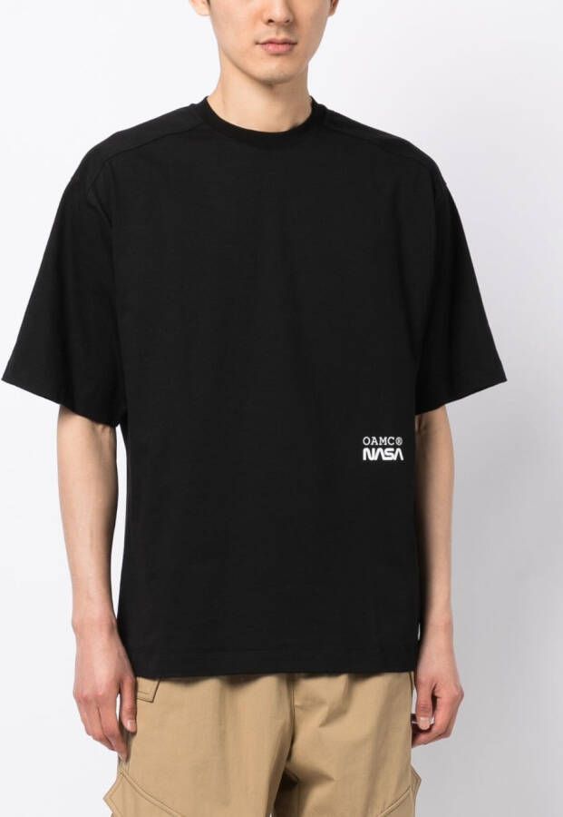 OAMC x Nasa T-shirt met maanprint Zwart