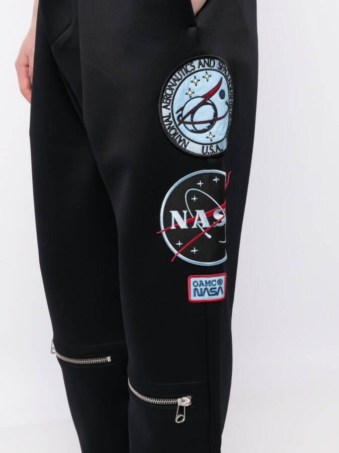 OAMC x Nasa trainingsbroek met patches Zwart