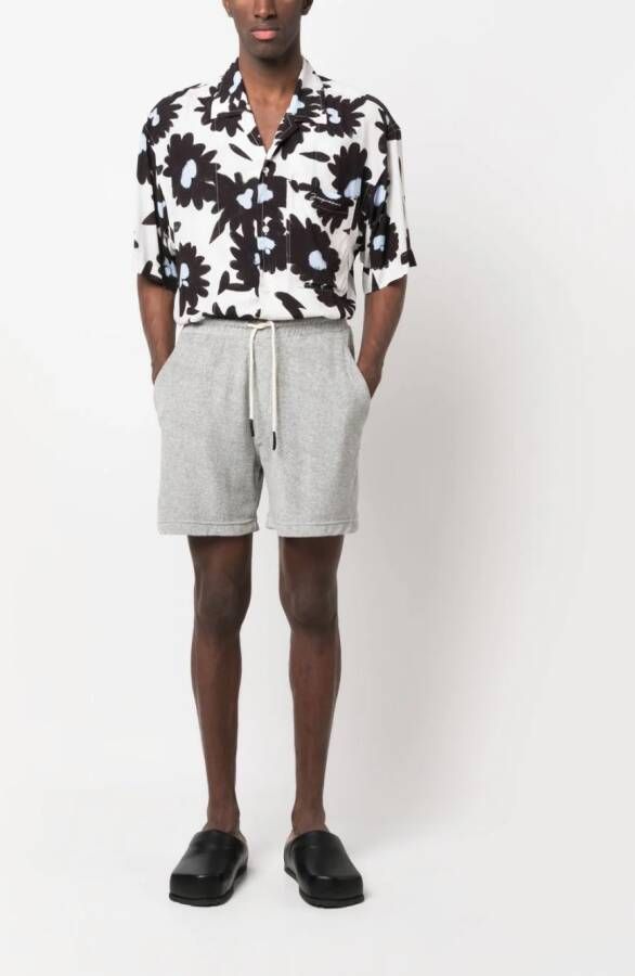 OAS Company Terry gelakte shorts Grijs