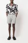 OAS Company Terry gelakte shorts Grijs - Thumbnail 2