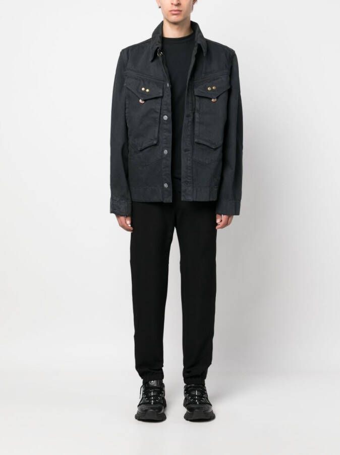 OBJECTS IV LIFE Button-up jack Grijs